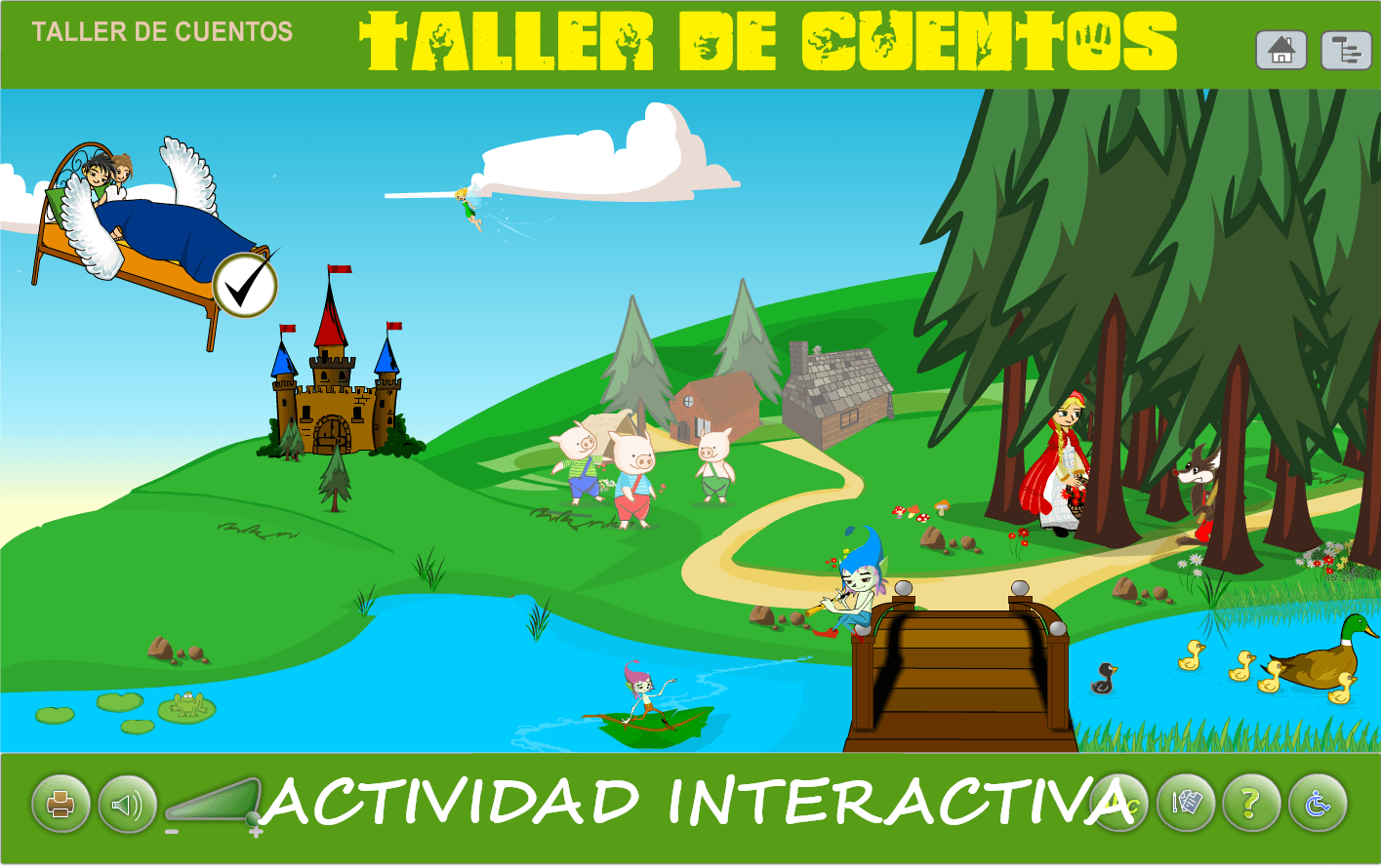 TALLER DE CUENTOS. ACTIVIDAD INTERACTIVA ONLINE