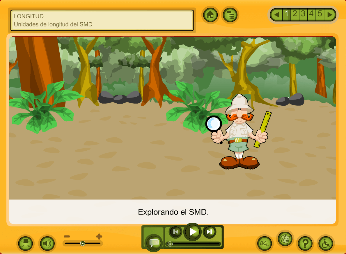 UNIDADES DE LONGITUD. ACTIVIDAD INTERACTIVA. MATEMÁTICAS 4º PRIMARIA